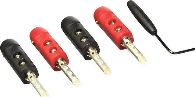 Main image of SureGrip 300 BFA Silver (2 pairs) Banana Plugs