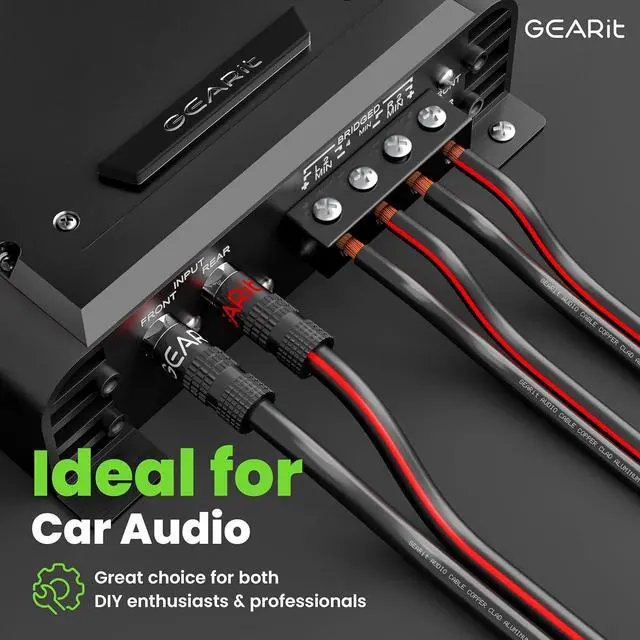 Alt view image 4 of 7 - 16AWG Speaker Wire, GearIT Pro Series 16 Gauge Speaker Wire Cable (500 Feet / 152.4 Meters) Great Use for Home Theater Speakers and Car Speakers, Black