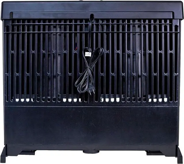 Alt view image 5 of 6 - Whole-House Console-Style Evaporative Humidifier for Coverage up to 3,700 sq. ft. (Walnut)