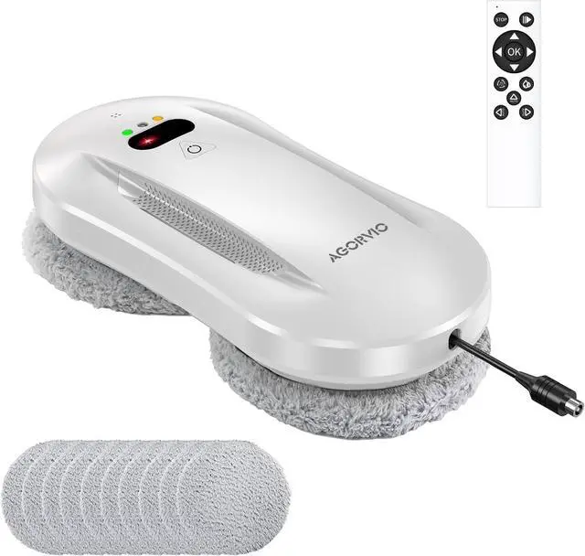 Main image of Window Cleaning Robot,Smart Windows Robot Cleaner with Long Life BLDC Motor,Automatic Water Spray,Remote Control Window Washer Robot for Windows/Tiles/Glass Door