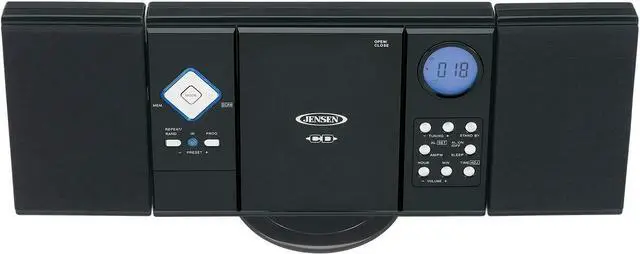 Alt view image 4 of 4 - Wall Mountable CD System with Digital AM/FM Stereo Receiver and Remote Control