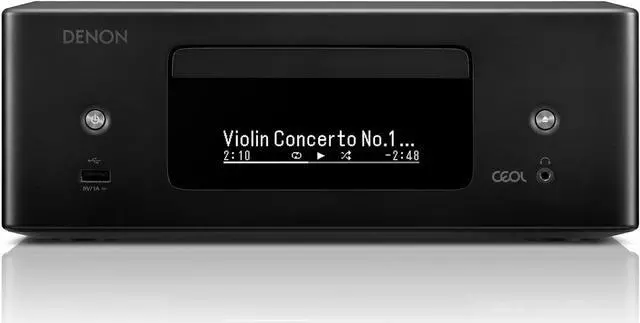 Main image of RCD-N12, Bluetooth CD Player with Integrated AM/FM Radio Tuner, & Wi-Fi, Perfect for Smaller Rooms and Houses,  Alexa Compatibility, Supports Gaming Consoles, TV & More