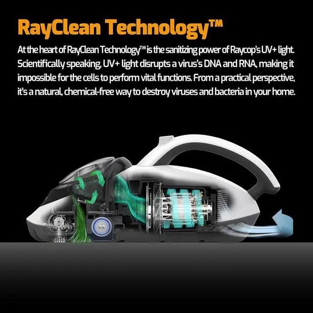 Alt view image 3 of 6 - Lite Mattress Vacuum Cleaner - 13Kpa Powerful Suction - Anti-Allergen Bed Vacuum Cleaner - Bed Vacuum Cleaner UV Sanitizing & Pulsating Pad Technology for Allergen Cleaning - HEPA Filtration