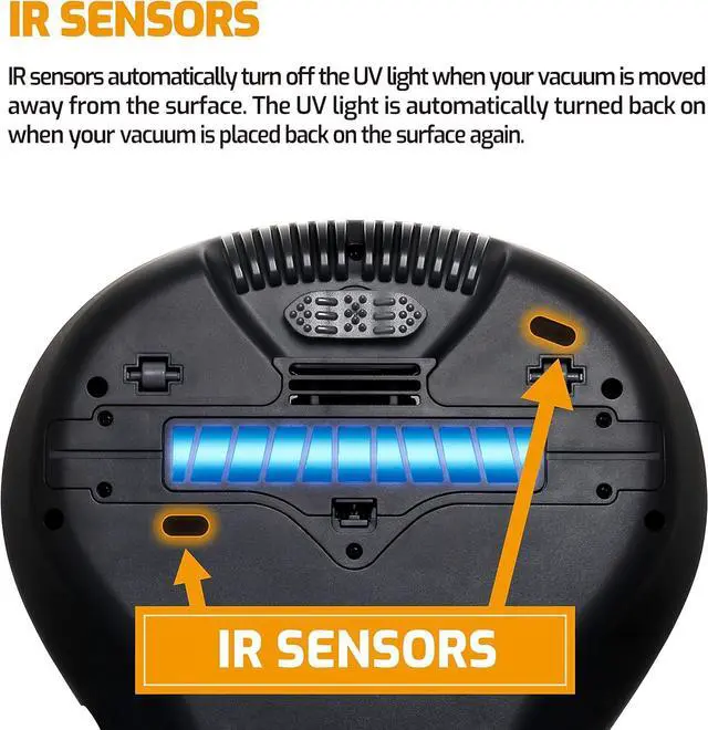 Alt view image 6 of 6 - Lite Mattress Vacuum Cleaner - 13Kpa Powerful Suction - Anti-Allergen Bed Vacuum Cleaner - Bed Vacuum Cleaner UV Sanitizing & Pulsating Pad Technology for Allergen Cleaning - HEPA Filtration