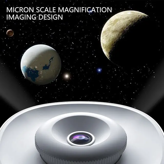 Alt view image 3 of 6 - Star Projector, Orzorz Galaxy Night Light, Home Planetarium Projector with Rechargeable Battery, Sky Light Living Room Decor, Real Starry Nebula, Planet Presentation for Kids, Teen Girls, Adults