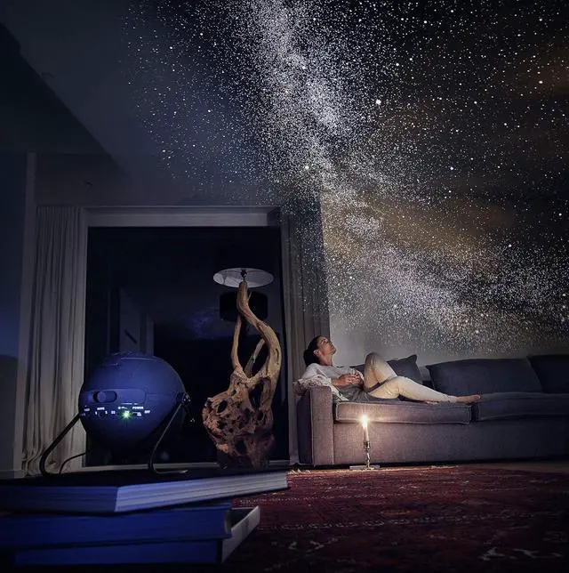 Alt view image 2 of 7 - Toys Homestar Flux (Satin Black) Home Planetarium Star Projector