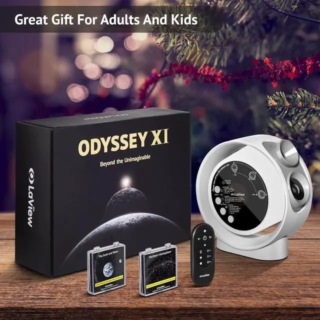 Alt view image 6 of 6 - Home Planetarium Star Projector, Ultra Clear Galaxy Projector with 130 ft² Projection Area, Auto-Off Timer, Remote Control, Night Light for Room Decor, 6K Discs, for Kids/Adult Gifts