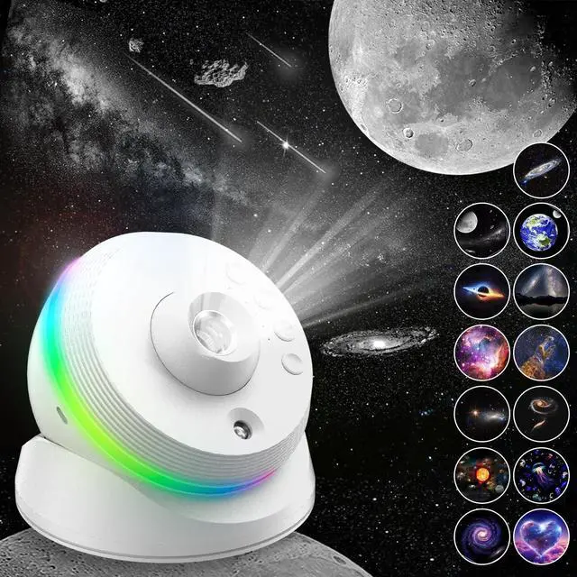Main image of Galaxy Projector for Bedroom, 13 in 1 Planetarium Star Projector Galaxy Light, 360° Rotation Realistic Sky Night Light with Timer for Kids Adults Ceiling Large Room Décor
