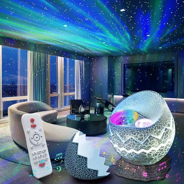 Main image of Star Projector, Galaxy Projector LED Lights for Bedroom, Remote Control & White Noise, Night Light for Kids Room, Adults Home Theater, Party, Room Decor, Gift for Christmas, Birthday