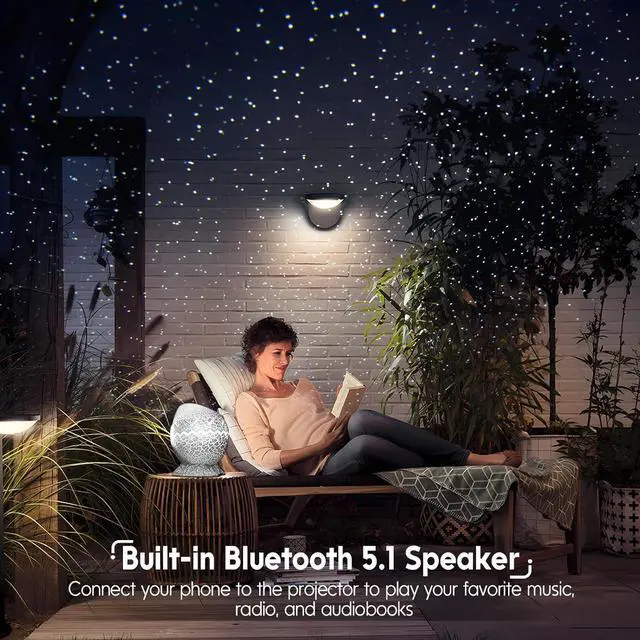 Alt view image 4 of 7 - Star Projector, Galaxy Projector LED Lights for Bedroom, Remote Control & White Noise, Night Light for Kids Room, Adults Home Theater, Party, Room Decor, Gift for Christmas, Birthday