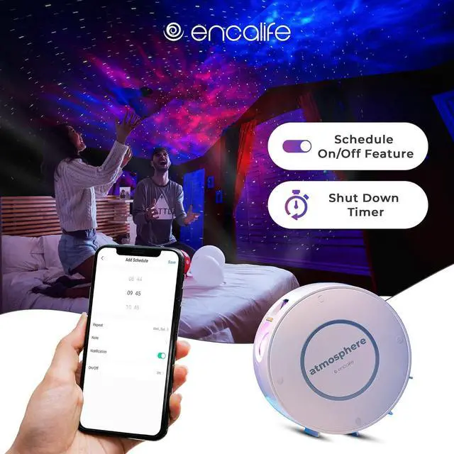 Alt view image 4 of 7 - Star Light Galaxy Projector for Bedroom | Alexa, Google Assistant, App Controlled, Adjustable Brightness, 16.7m Color Options, Timer Modes | Laser Starry Nebula Clouds, Night Sky for Kids