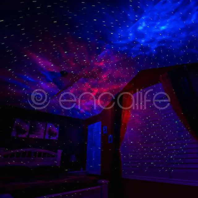 Alt view image 5 of 7 - Star Light Galaxy Projector for Bedroom | Alexa, Google Assistant, App Controlled, Adjustable Brightness, 16.7m Color Options, Timer Modes | Laser Starry Nebula Clouds, Night Sky for Kids