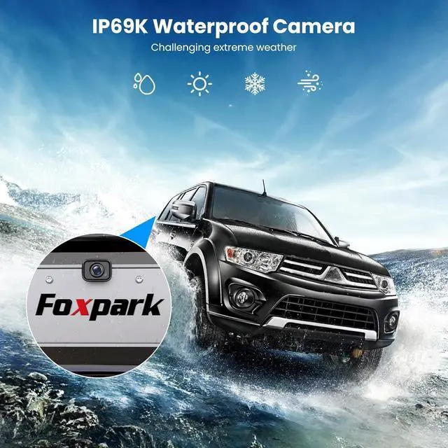 Alt view image 6 of 7 - Wireless Backup Camera for Trucks 4.8 Inch: HD 1080P Easy Install 2 Channels Back Up Camera Systems, Stable Digital Signal Night Vision Wide Angle Rear View Camera for Car Pickup Van SUV - Foxpark W11