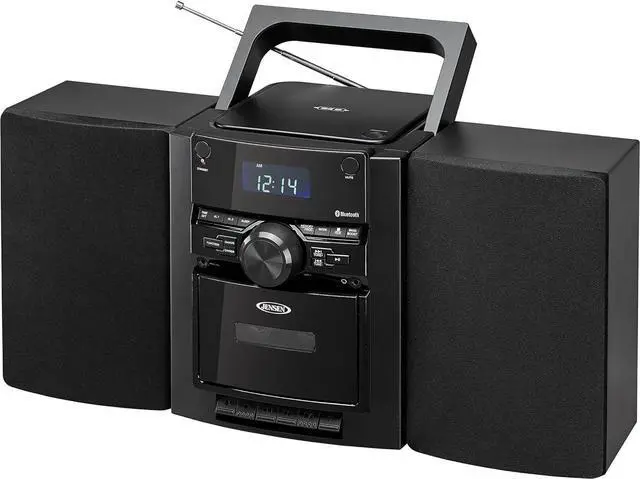 Main image of Portable Stereo Bluetooth CD Music System with Cassette and Digital AM/FM Radio