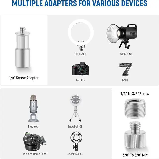Alt view image 7 of 7 - Flexible Overhead Camera Mount Desk Stand with Phone Holder, 35.4" Aluminum Alloy Articulating Webcam Stand Arm with C Clamp, Tabletop Mount for Ring Light Camera Smartphone Projector, ST3A