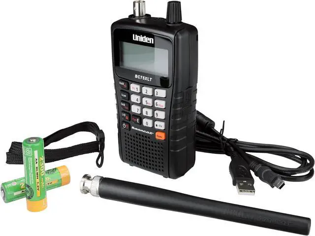 Alt view image 3 of 7 - Bearcat BC75XLT Handheld Scanner, 300 Channels, 10 banks, Close Call Technology, PC Programable, NOAA Weather, Aviation, Marine, Railroad, NASCAR, and Non-Digital Police/Fire/Public Safety