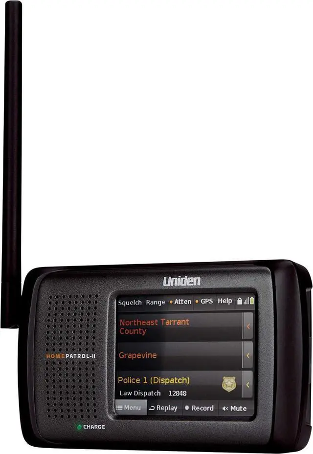 Alt view image 5 of 5 - HomePatrol-2 Color Touchscreen Scanner with TrunkTracker V/S/A/M/E, APCO P25, Emergency Alerts - Covers USA and Canada