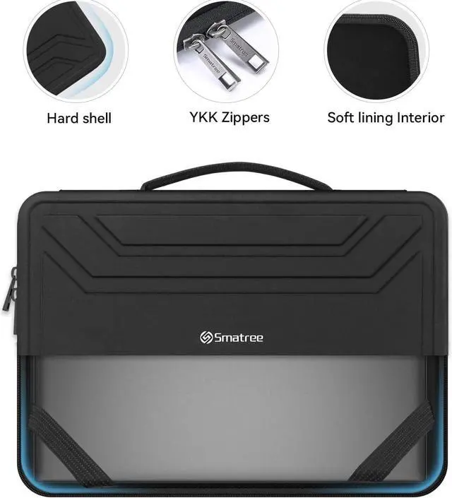 Alt view image 6 of 7 - Hard EVA Protective Sleeve Case Compatible for 18 inch  ROG Strix Scar 18 2023/2024 Gaming Laptop, for 18 inch  ROG Strix G18 2023/2024 Gaming Laptop Waterproof Sleeve(C1701)