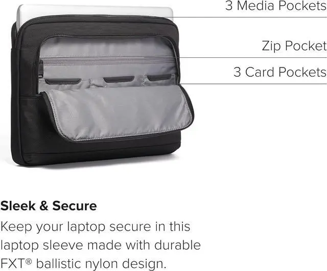 Alt view image 3 of 7 - - Alpha Laptop Cover - Protective Laptop Case for Business & Travel - Durable Computer Sleeve