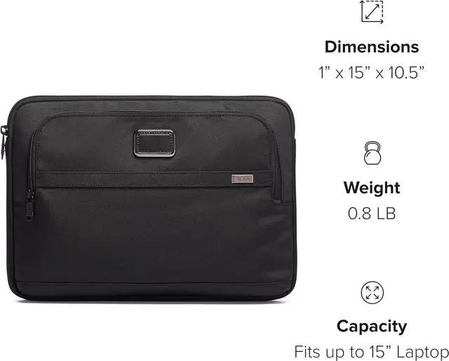 Alt view image 7 of 7 - - Alpha Laptop Cover - Protective Laptop Case for Business & Travel - Durable Computer Sleeve
