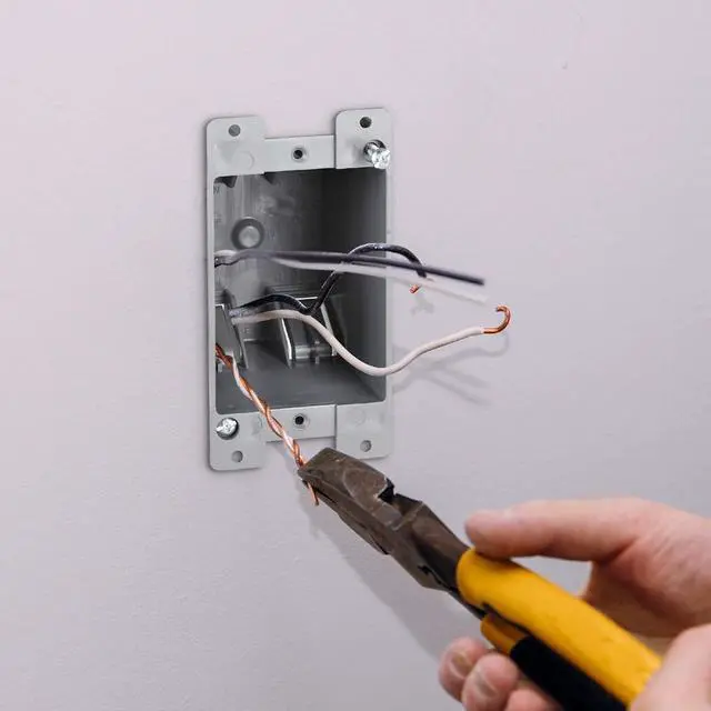Alt view image 5 of 7 - Hardware 1-Gang PVC Old Work Electrical Outlet Box (48-Pack) | 14 cu. in. Plastic Junction Box for Switches, GFCI, or Duplex Receptacle Outlet | Old Work Electrical Box for Home Improvement