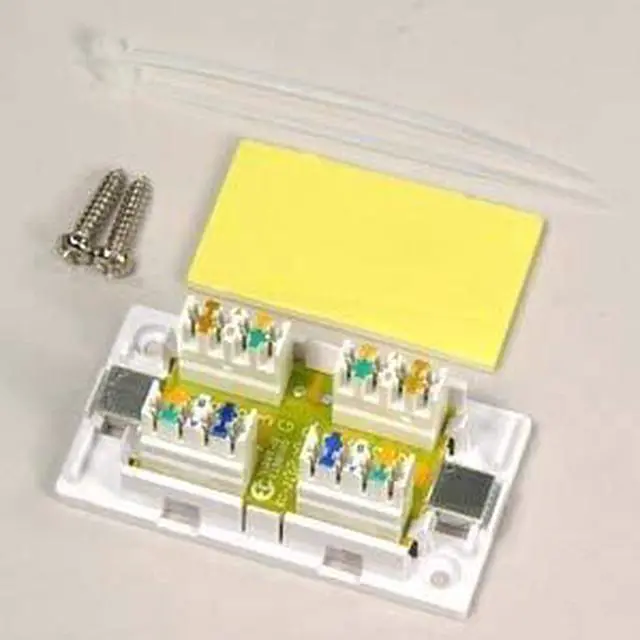 Alt view image 2 of 7 - InstallerParts Cat 6 Junction Box, Punch Down Type (10 Pack)  UL Listed