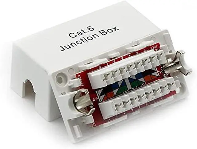 Alt view image 4 of 7 - InstallerParts Cat 6 Junction Box, Punch Down Type (10 Pack)  UL Listed