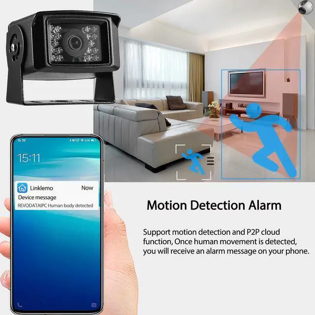 Alt view image 4 of 7 - HD 5MP Mini POE IP Camera, IP65 Waterproof IP Camera 18 pcs LEDs 10M IR Night Vision, 3.6mm Lens Mini Indoor Security Camera, Small IP POE Video Camera Motion Detection (I704-P-HS)