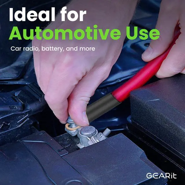 Alt view image 5 of 7 - 25 Foot, 0 Gauge Wire, for Automotive Power/Ground, Battery Cable, Car Audio, RV, Trailer, Amp, CCA Wire, Wire, Automotive Wire, Amp Kit, Amp Wiring Kit, (25 feet Each- Black/Red)