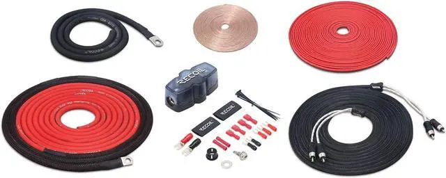 Main image of PCK8 True 8 Gauge 99.99% Oxygen Free Copper Complete Amplifier Wiring Kits, Subwoofer Installation Wiring Wire