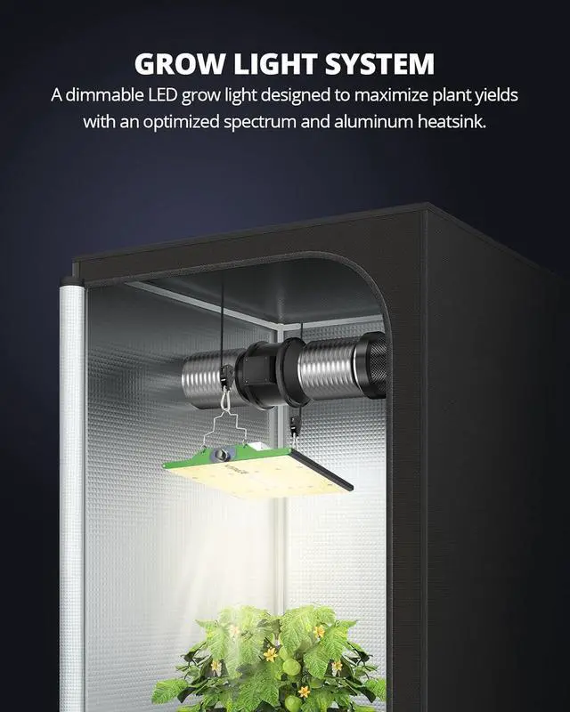 Alt view image 7 of 7 - VIPARSPECTRA P1000 LED Grow Light for Seed Starting Vegetables Bloom, Dimmable Plant Lights Dimming Daisy Chain Grow Lights for Indoor Plants Full Spectrum for 3x3/2x2 Grow Tent