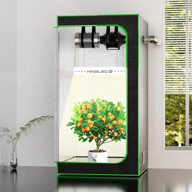 Alt view image 6 of 6 - KP1000 LED Grow Lights with Yield LEDs 2x2ft Coverage Full Spectrum Grow Lights for Indoor Hydroponic Plants Greenhouse Growing Lamps Veg Bloom Daul Mode