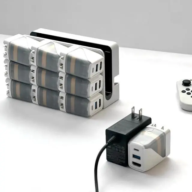 Alt view image 3 of 6 - Global Covert Dock 2 Charger for Nintendo Switch, Steam Deck 45W 4K60Hz HDMI Output Ultra Portable and Safe Dock - USB-C 3.2 PD Cable, 3 Regional Adapters incl.