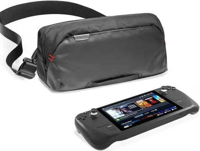 Main image of Carrying Case for Steam Deck/Steam Deck OLED/ ROG Ally X, Storage Portable Bag, Protective Shoulder Bag with Pockets Fit Console, AC Adapter, Dock, Lightweight Bag for Daily Use, Travel