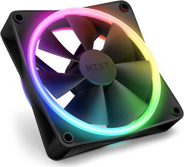 Alt view image 7 of 7 - NZXT F120 RGB Duo Triple Pack - 3 x 120mm Dual-Sided RGB Fans with RGB Controller  20 Individually Addressable LEDs  Balanced Airflow and Static Pressure  Fluid Dynamic Bearing  PWM  Black