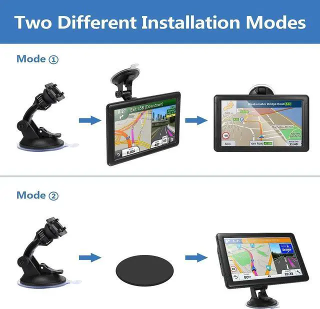 Alt view image 4 of 7 - Car GPS Navigation Truck RV, GPS Navigator with 9 inch, 2024 Maps (Free Lifetime Updates), Truck GPS Commercial Drivers, Semi Trucker GPS Navigation System, Custom Truck Routing