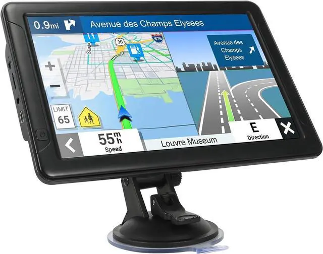 Main image of GPS Navigation for car,9 inch High-Definition Touch Screen 256-16GB2024 Maps (Free Lifetime Updates), Truck GPS Commercial Drivers, Semi Trucker GPS Navigation System, Custom Truck Routing