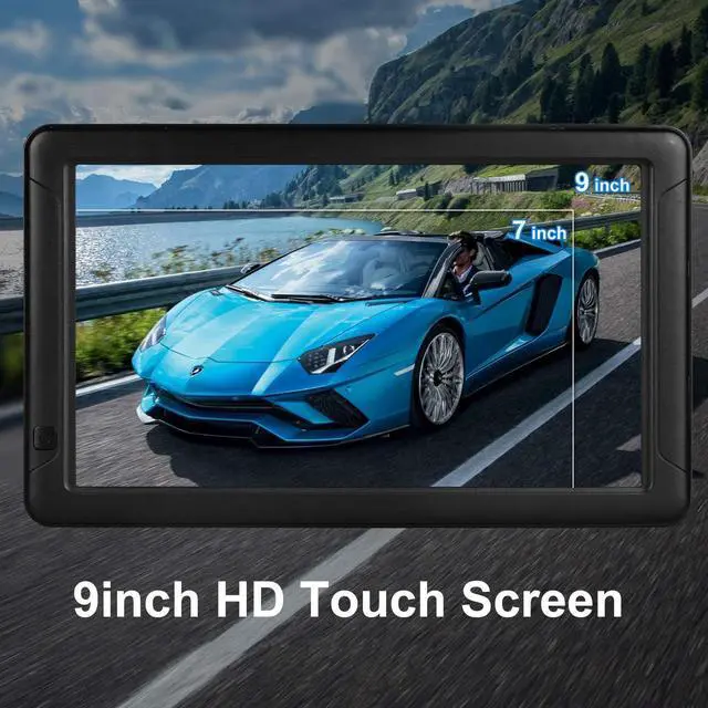 Alt view image 6 of 7 - GPS Navigation for car,9 inch High-Definition Touch Screen 256-16GB2024 Maps (Free Lifetime Updates), Truck GPS Commercial Drivers, Semi Trucker GPS Navigation System, Custom Truck Routing