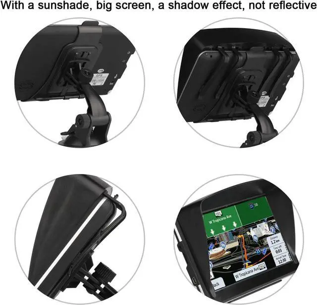Alt view image 5 of 7 - GPS Navigation for Car Latest 2024 Map 7 inch Touch Screen Car GPS Navigator Semi Trucker GPS Navigation System Support Speed and Red Light Warning Free Lifetime Updates Map
