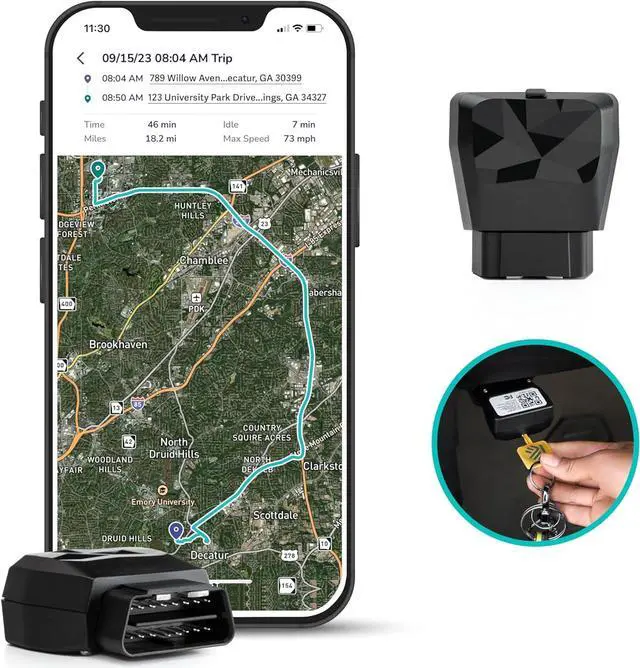 Main image of Kayo Business Fleet, GPS Tracker for Vehicles, 4G LTE & 5G, Real-Time GPS Tracking, 14-Day Free Trial, Simple Activation, Simple Plug-in Car GPS Tracker