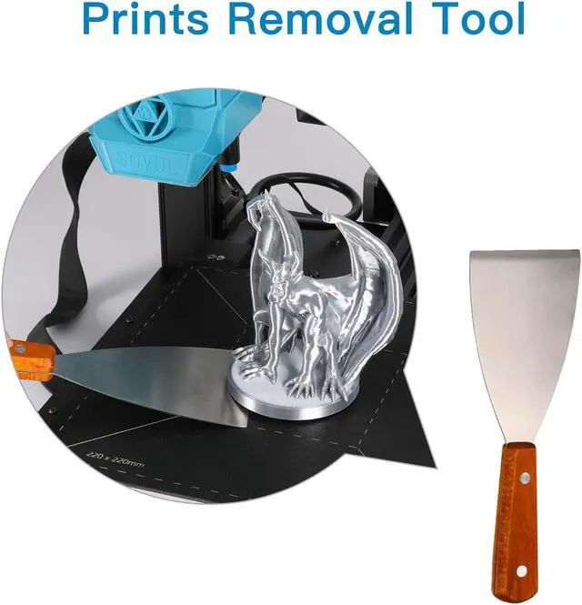 Alt view image 6 of 7 - Sovol 3D Printer Tools Kit, 78 PCS 3D Printer Accessories with Nozzle Cleaning Kit, Removable Multi-Function Screwdriver Kit, Deburring, Removal Tools, Cutters, Hobby Knife Set, Wrench Set