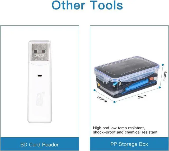 Alt view image 7 of 7 - Sovol 3D Printer Tools Kit, 78 PCS 3D Printer Accessories with Nozzle Cleaning Kit, Removable Multi-Function Screwdriver Kit, Deburring, Removal Tools, Cutters, Hobby Knife Set, Wrench Set