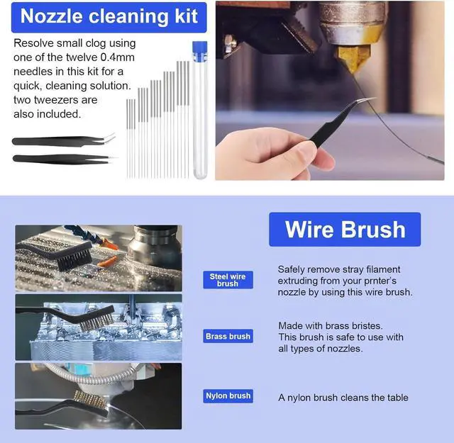 Alt view image 4 of 7 - 3D Printer Tools Kit, 3D Printing Accessory with 55Pcs Includes Deburring Tool, Caliper, Art Knife Set, Tube Cutter, Storage Bag Suitable for 3D Print Removing, Cleaning