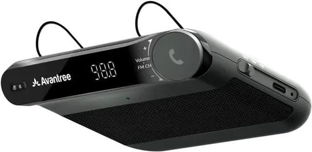 Main image of Roadtrip - Bluetooth Speaker & Wireless FM Transmitter Kit 2-in-1 for Cars with Hands-Free 6W Speakerphones, Built-in Mic, and Multipoint Cell Phone Connections