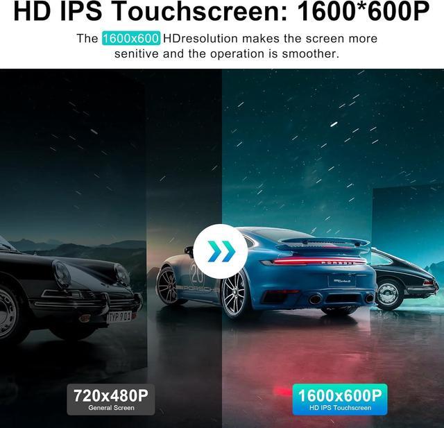 Alt view image 5 of 7 - Portable  Carplay Screen for Car, 10.26" Wireless  Carplay & Android Auto, Car Stereo, Backup Camera, Car Audio Receivers GPS Navigation Mirror Link, Car Play, Bluetooth, AUX/FM,Siri,AirPlay