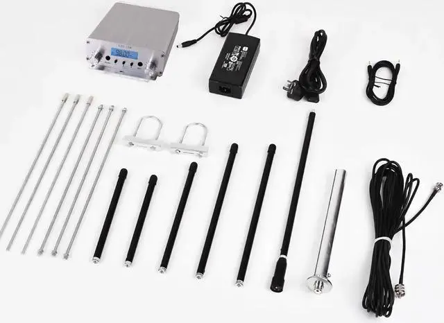 Alt view image 2 of 2 - 15W FM Transmitter Kit, Radio Broadcast Transmitter Long Range for Church, Radio Station, Home
