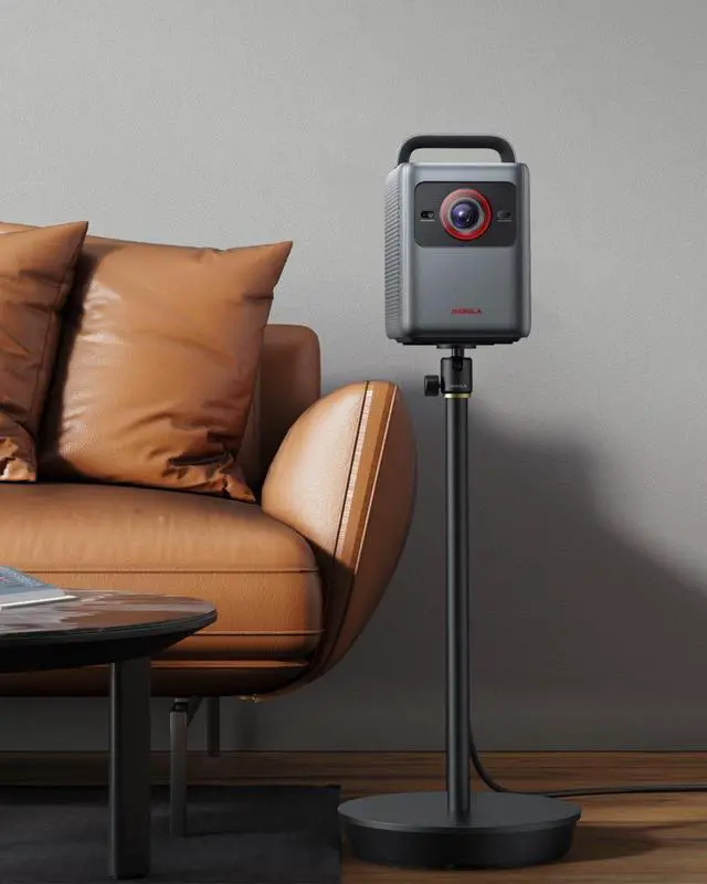 Alt view image 6 of 6 - Projector Lightweight and Adjustable 3-ft Floor Stand, Fits Projectors, Including Capsule Series, Cosmos Series, Mars Series, Solar Series, Apollo, Universal Mount, Cable Storage