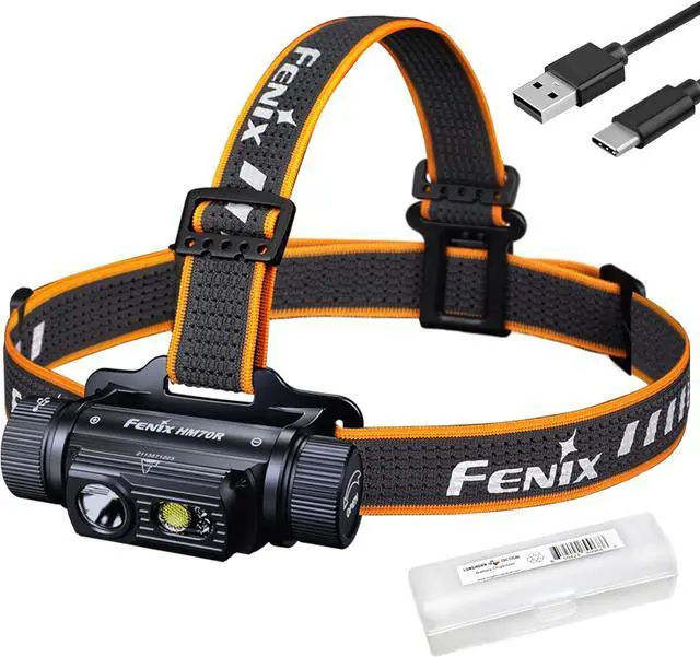 Main image of HM70R Headlamp, 1600 Lumen USB-C Rechargeable with White, High CRI and Red Beams and Lumentac Organizer