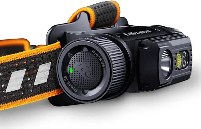 Alt view image 3 of 7 - HM70R Headlamp, 1600 Lumen USB-C Rechargeable with White, High CRI and Red Beams and Lumentac Organizer