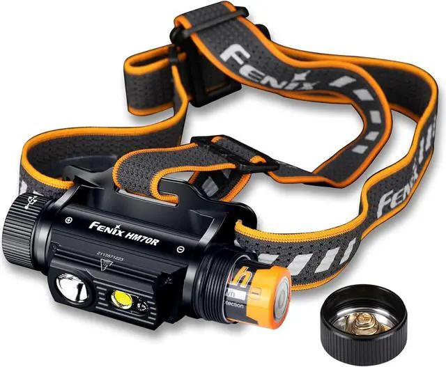 Alt view image 2 of 7 - HM70R Headlamp, 1600 Lumen USB-C Rechargeable with White, High CRI and Red Beams and Lumentac Organizer